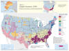 American Ancestry Map from US Census 2000